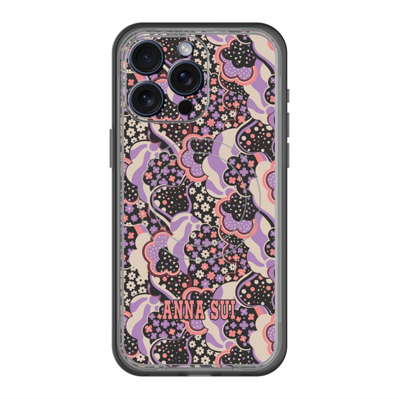 スリムプロテクションプレミアムケース with MagSafe［ ANNA SUI - WAVY CLOUDS ］