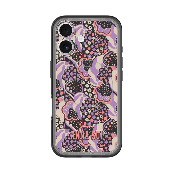 スリムプロテクションプレミアムケース with MagSafe［ ANNA SUI - WAVY CLOUDS ］