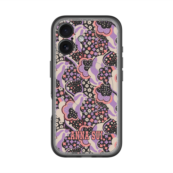 スリムプロテクションプレミアムケース with MagSafe［ ANNA SUI - WAVY CLOUDS ］