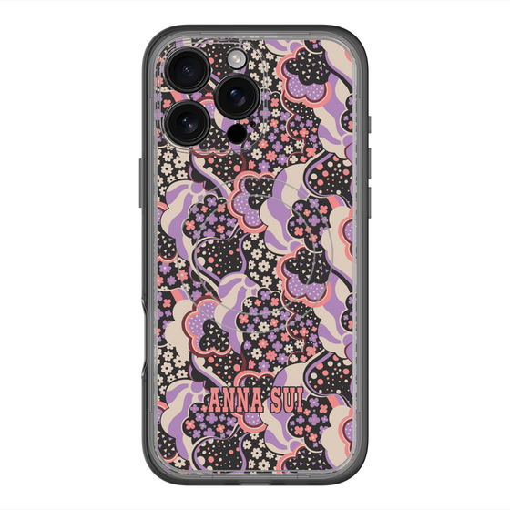 スリムプロテクションプレミアムケース with MagSafe［ ANNA SUI - WAVY CLOUDS ］