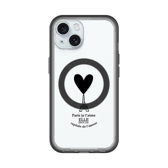 スリムプロテクションプレミアムケース with MagSafe［ ELLE - Paris je t'aime ］