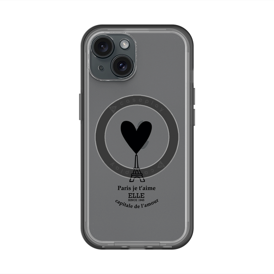 スリムプロテクションプレミアムケース with MagSafe［ ELLE - Paris je t'aime ］