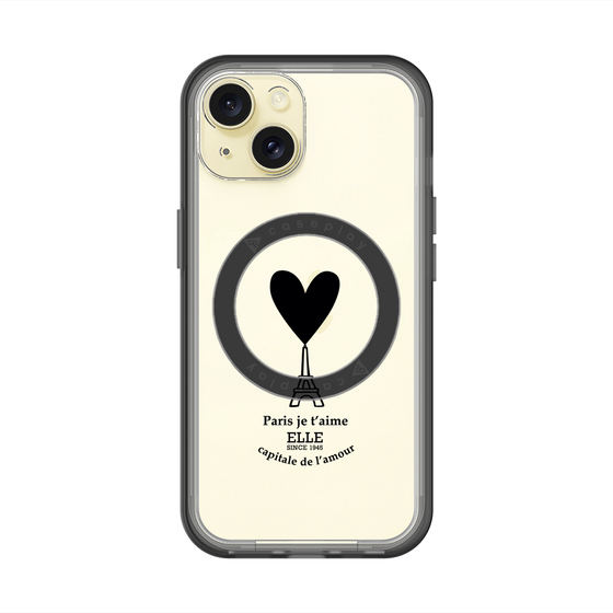 スリムプロテクションプレミアムケース with MagSafe［ ELLE - Paris je t'aime ］
