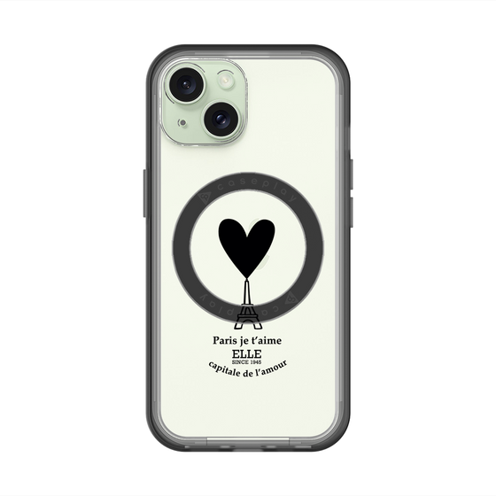 スリムプロテクションプレミアムケース with MagSafe［ ELLE - Paris je t'aime ］
