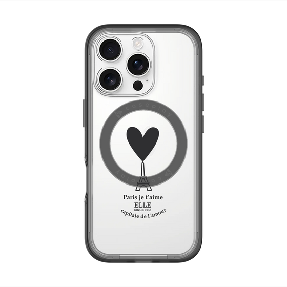 スリムプロテクションプレミアムケース with MagSafe［ ELLE - Paris je t'aime ］