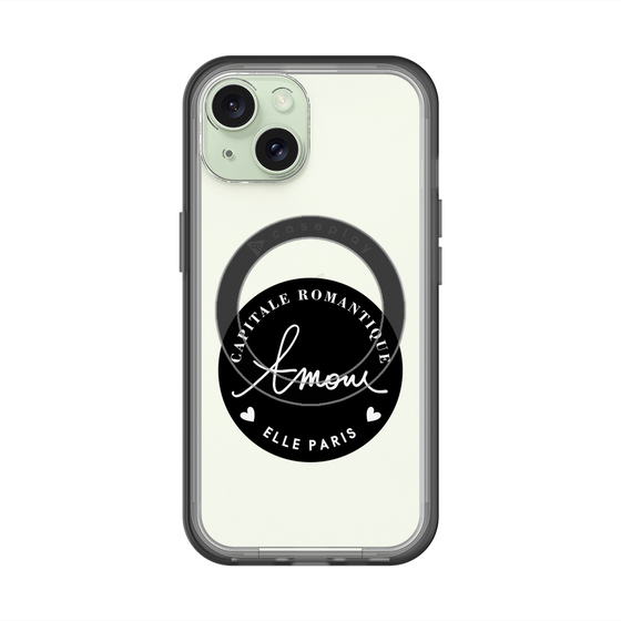 スリムプロテクションプレミアムケース with MagSafe［ ELLE - Capitale Romantique ］