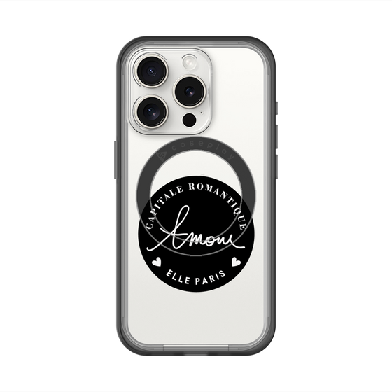 スリムプロテクションプレミアムケース with MagSafe［ ELLE - Capitale Romantique ］