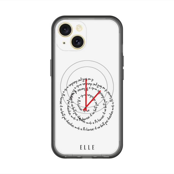 スリムプロテクションプレミアムケース with MagSafe［ ELLE - Do not look to 12 to 2 p.m. ］