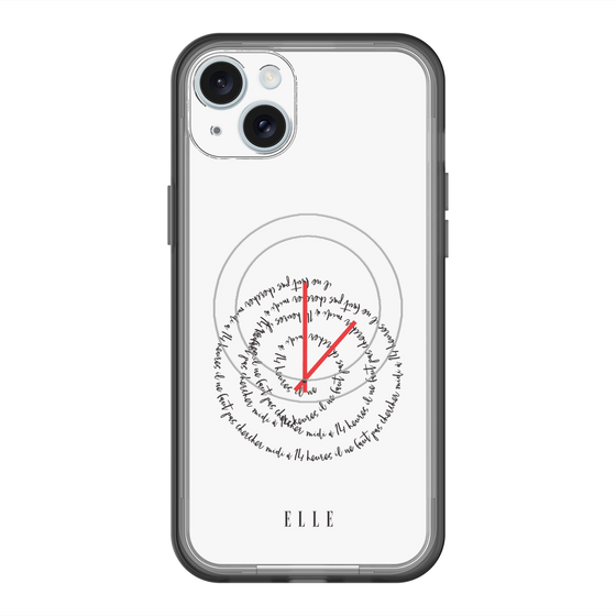 スリムプロテクションプレミアムケース with MagSafe［ ELLE - Do not look to 12 to 2 p.m. ］