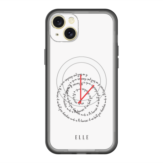 スリムプロテクションプレミアムケース with MagSafe［ ELLE - Do not look to 12 to 2 p.m. ］
