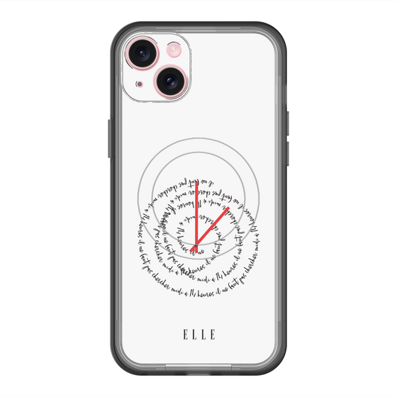 スリムプロテクションプレミアムケース with MagSafe［ ELLE - Do not look to 12 to 2 p.m. ］