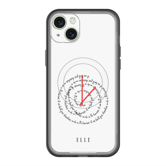 スリムプロテクションプレミアムケース with MagSafe［ ELLE - Do not look to 12 to 2 p.m. ］