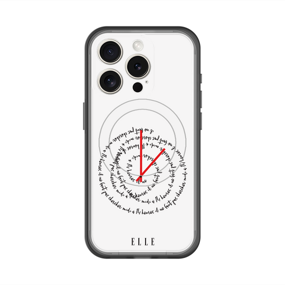 スリムプロテクションプレミアムケース with MagSafe［ ELLE - Do not look to 12 to 2 p.m. ］