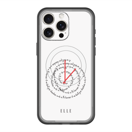スリムプロテクションプレミアムケース with MagSafe［ ELLE - Do not look to 12 to 2 p.m. ］