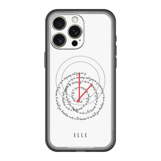 スリムプロテクションプレミアムケース with MagSafe［ ELLE - Do not look to 12 to 2 p.m. ］