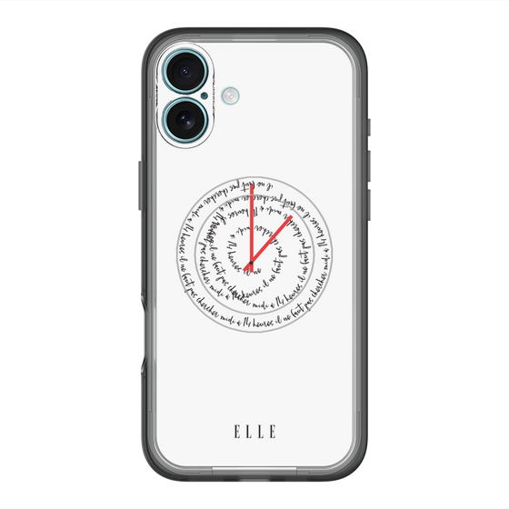 スリムプロテクションプレミアムケース with MagSafe［ ELLE - Do not look to 12 to 2 p.m. ］