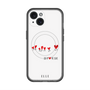 スリムプロテクションプレミアムケース with MagSafe［ ELLE - Let who love me follow me - ホワイト ］