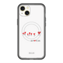 スリムプロテクションプレミアムケース with MagSafe［ ELLE - Let who love me follow me - ホワイト ］