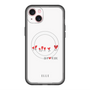 スリムプロテクションプレミアムケース with MagSafe［ ELLE - Let who love me follow me - ホワイト ］