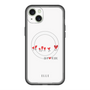 スリムプロテクションプレミアムケース with MagSafe［ ELLE - Let who love me follow me - ホワイト ］