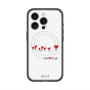 スリムプロテクションプレミアムケース with MagSafe［ ELLE - Let who love me follow me - ホワイト ］