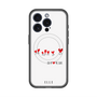 スリムプロテクションプレミアムケース with MagSafe［ ELLE - Let who love me follow me - ホワイト ］
