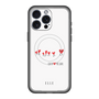 スリムプロテクションプレミアムケース with MagSafe［ ELLE - Let who love me follow me - ホワイト ］