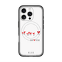 スリムプロテクションプレミアムケース with MagSafe［ ELLE - Let who love me follow me - ホワイト ］