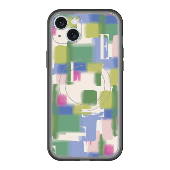 スリムプロテクションプレミアムケース with MagSafe［ ELLE - Iconics Prints3 ］