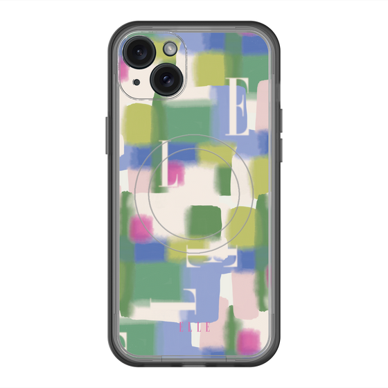 スリムプロテクションプレミアムケース with MagSafe［ ELLE - Iconics Prints3 ］