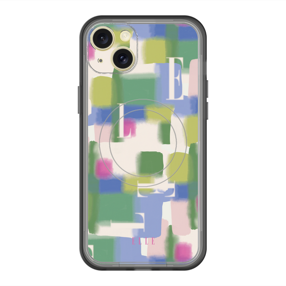 スリムプロテクションプレミアムケース with MagSafe［ ELLE - Iconics Prints3 ］