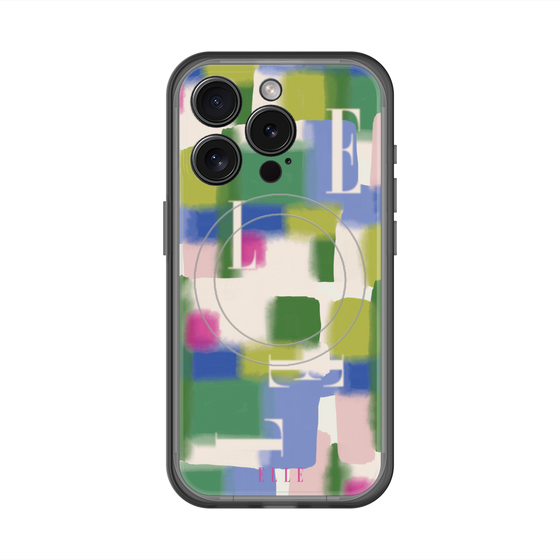 スリムプロテクションプレミアムケース with MagSafe［ ELLE - Iconics Prints3 ］