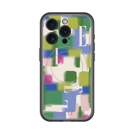 スリムプロテクションプレミアムケース with MagSafe［ ELLE - Iconics Prints3 ］