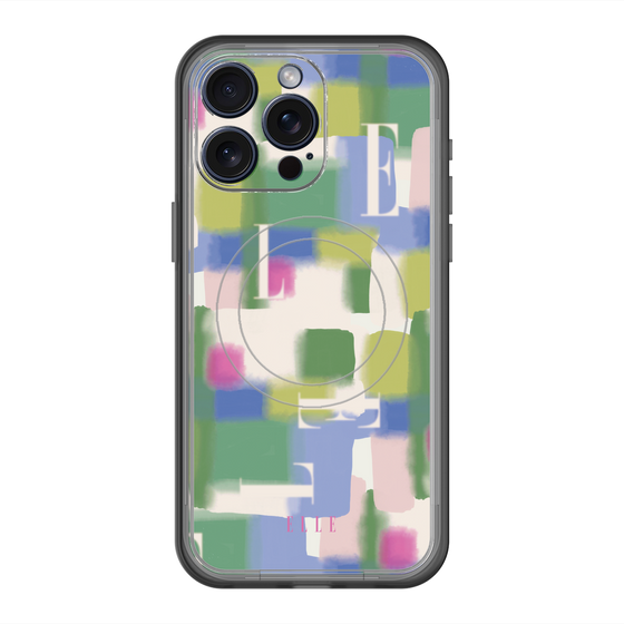 スリムプロテクションプレミアムケース with MagSafe［ ELLE - Iconics Prints3 ］