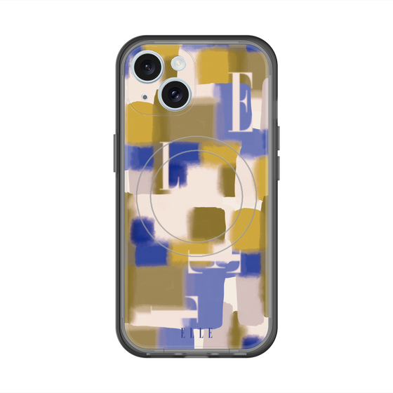 スリムプロテクションプレミアムケース with MagSafe［ ELLE - Iconics Prints4 ］