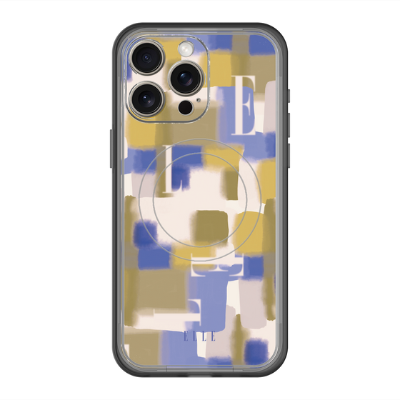スリムプロテクションプレミアムケース with MagSafe［ ELLE - Iconics Prints4 ］