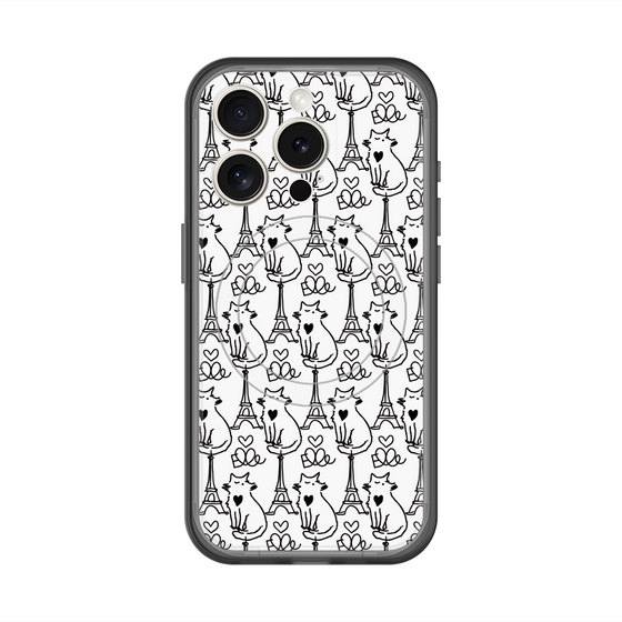 スリムプロテクションプレミアムケース with MagSafe［ ELLE - Cats ］
