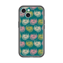 スリムプロテクションプレミアムケース with MagSafe［ ELLE - Cat Pattern - グリーン ］