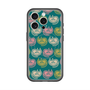 スリムプロテクションプレミアムケース with MagSafe［ ELLE - Cat Pattern - グリーン ］