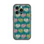 スリムプロテクションプレミアムケース with MagSafe［ ELLE - Cat Pattern - グリーン ］