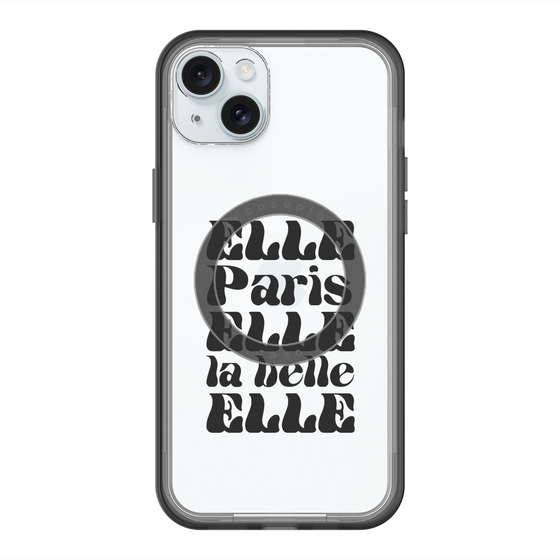 スリムプロテクションプレミアムケース with MagSafe［ ELLE - ELLE Paris ］