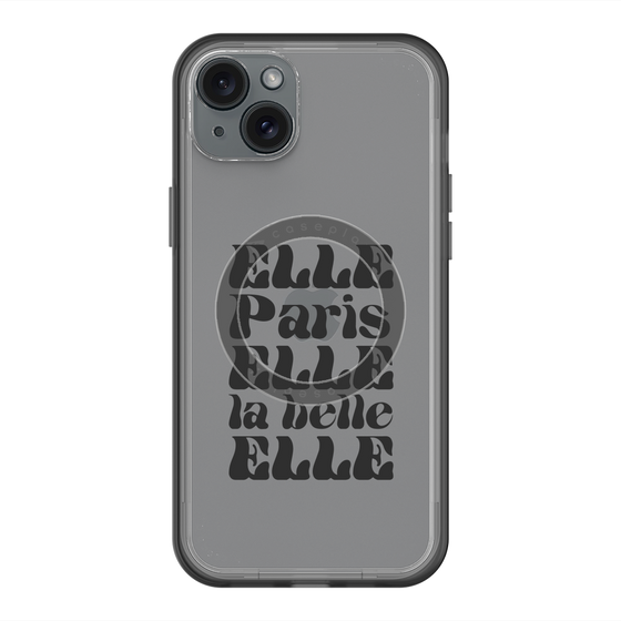 スリムプロテクションプレミアムケース with MagSafe［ ELLE - ELLE Paris ］