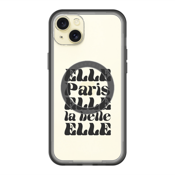 スリムプロテクションプレミアムケース with MagSafe［ ELLE - ELLE Paris ］