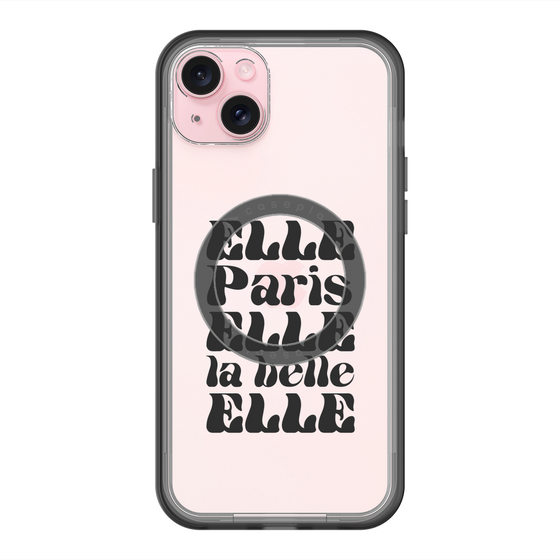 スリムプロテクションプレミアムケース with MagSafe［ ELLE - ELLE Paris ］