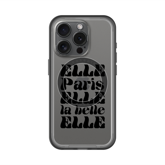 スリムプロテクションプレミアムケース with MagSafe［ ELLE - ELLE Paris ］