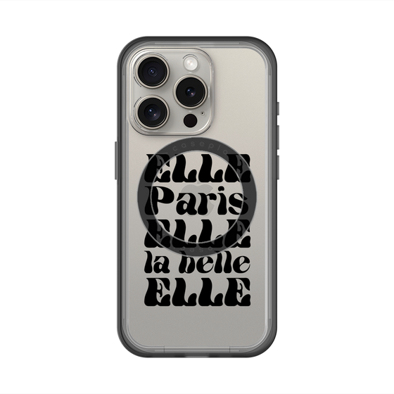 スリムプロテクションプレミアムケース with MagSafe［ ELLE - ELLE Paris ］