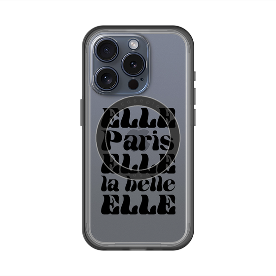 スリムプロテクションプレミアムケース with MagSafe［ ELLE - ELLE Paris ］