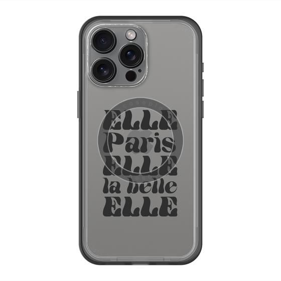 スリムプロテクションプレミアムケース with MagSafe［ ELLE - ELLE Paris ］