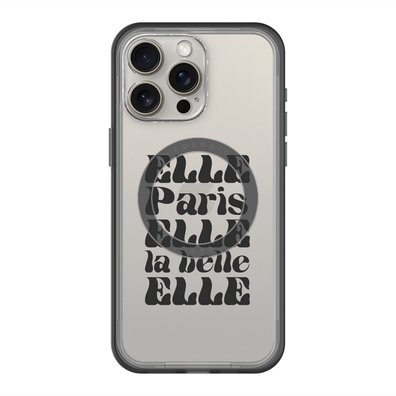 スリムプロテクションプレミアムケース with MagSafe［ ELLE - ELLE Paris ］