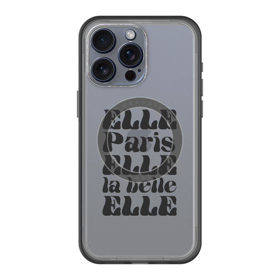 スリムプロテクションプレミアムケース with MagSafe［ ELLE - ELLE Paris ］